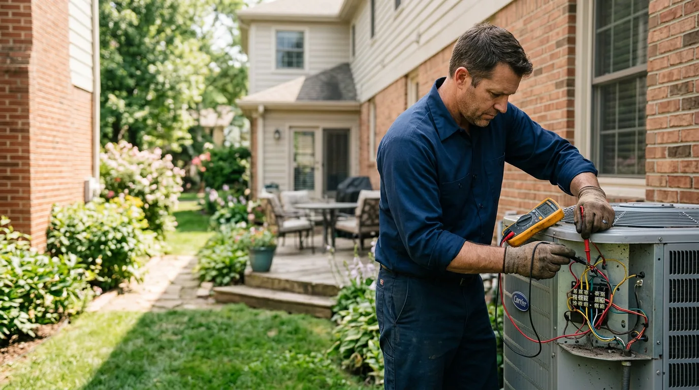 HVAC technician working near Conway, PA